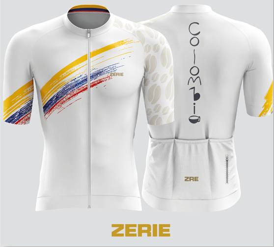 CAMISA DE COLOMBIA HOMBRE WHITE