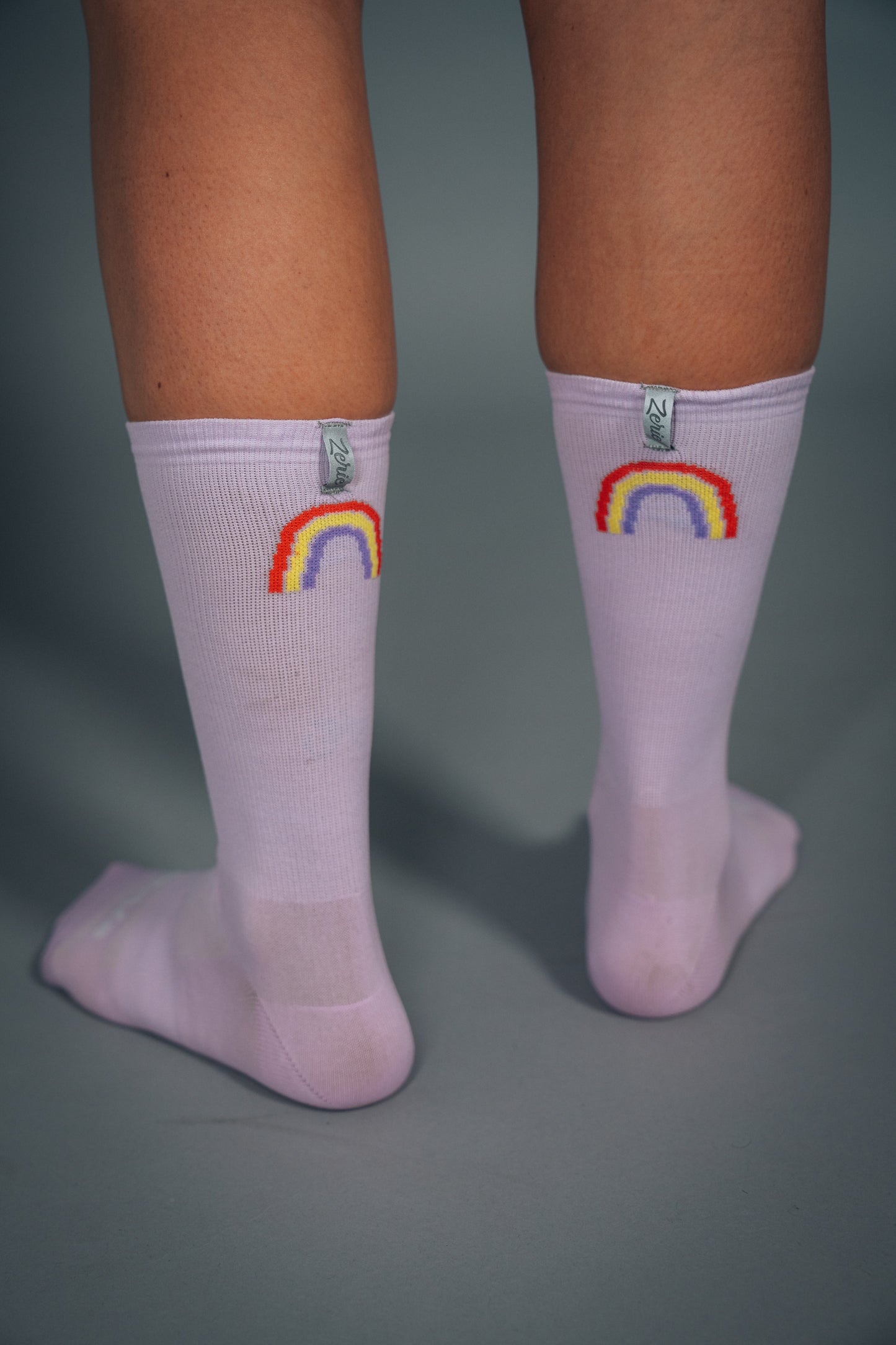 Medias Lila Arcoiris Dama