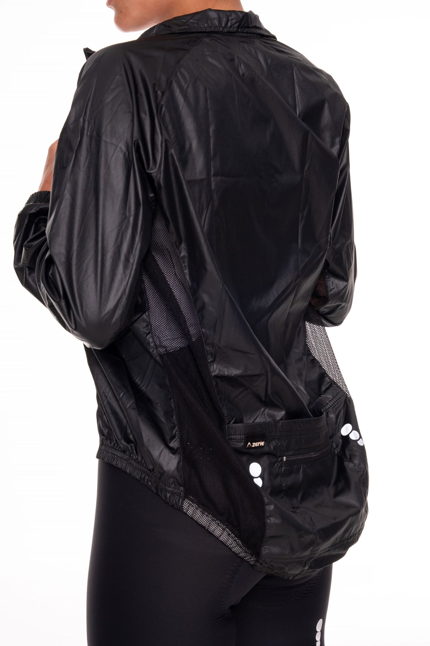 Chaqueta Negra Rompevientos Dama