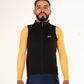 Chaleco Perchado Hombre Negro