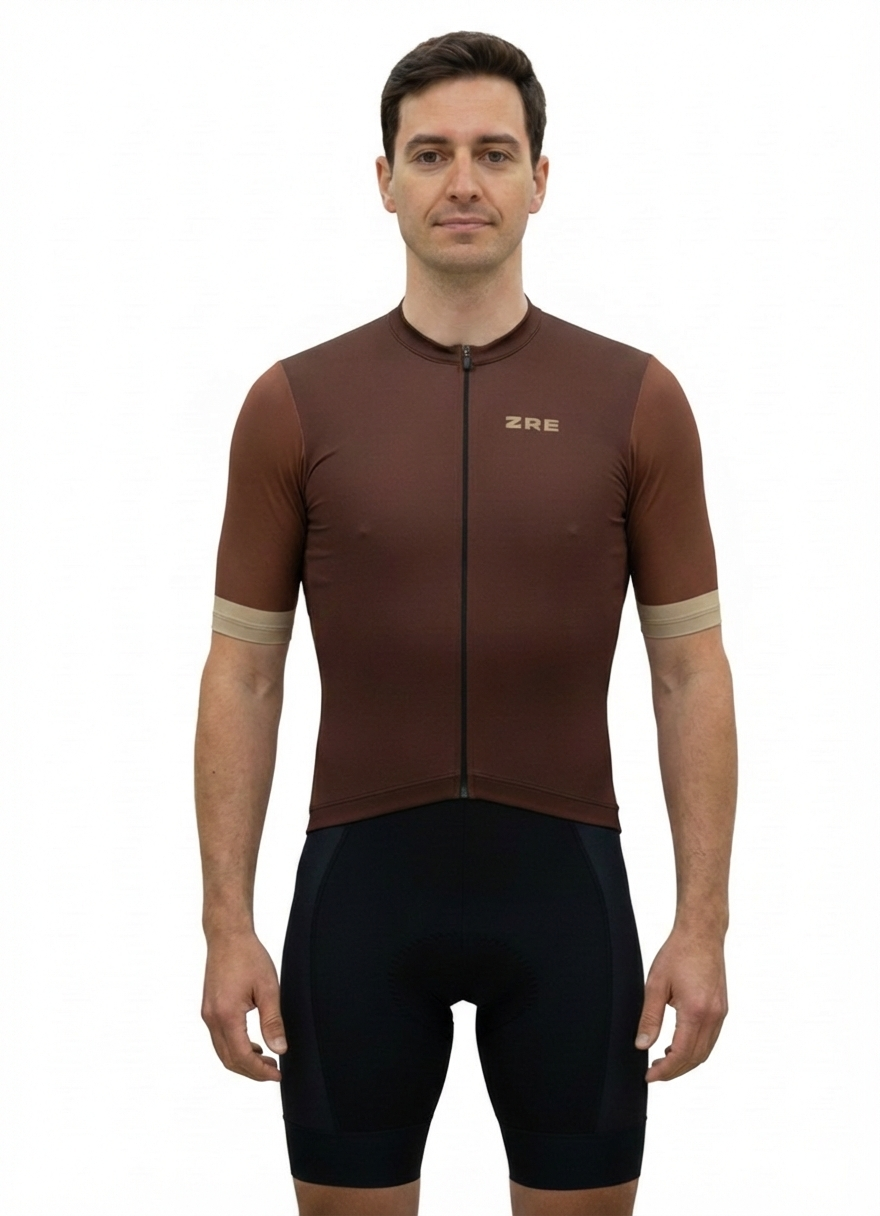 CAMISETA HOMBRE  CAFE M/L M/C