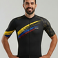 JERSEY HOMBRE COLOMBIA NEGRA M/C