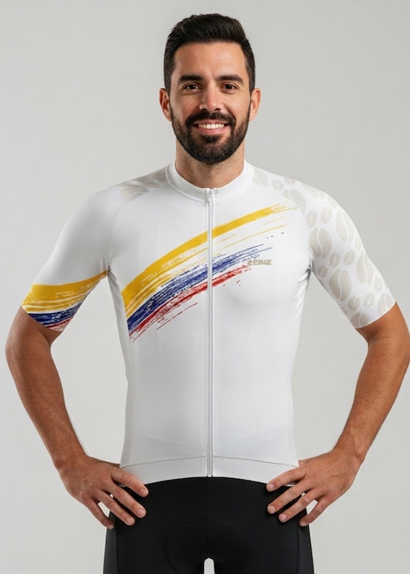JERSEY COLOMBIA BLANCO M/C