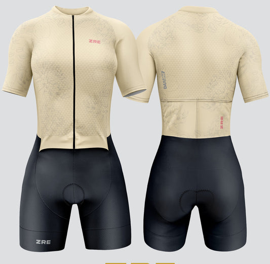 ENTERIZO DAMA ML/MC CREMA DAYONE