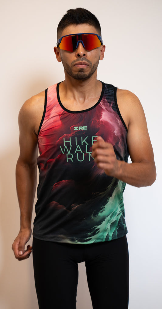 Camisilla running  red hombre