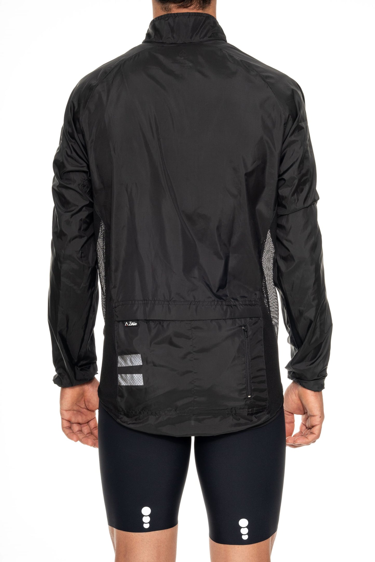 Chaqueta Negra Rompevientos Hombre